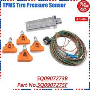 자동차 TPMS 타이어 압력 센서, 폭스바겐 MQB 폴로 비틀 골프 티구안 샤란 파사트 CC 아우디 A3 용, 5Q0907