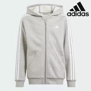 주니어 후드집업 /d6- IS3241 / 에센셜 3S 플리스 풀집 후디