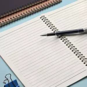 크라프트 스프링 노트 블랙 60매 1P 9mm A5 데일리 공책 공부 업무 문구