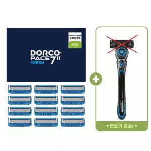 도루코 페이스7II 프레쉬 7중날 12입 면도날+면도기