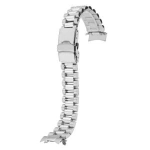 SKX013 SKX015 시리즈 솔리드 스테인리스 스틸 브레이슬릿용 JOWSON 스페셜 아크 컷 스틸 브레이슬릿 프리미엄 남성 시계줄 20mm