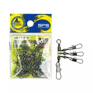 싸파 더블킬 SDK-TTLISS-6 타코 축광 트리플 인터락 도래 6호 5PCS 두족류