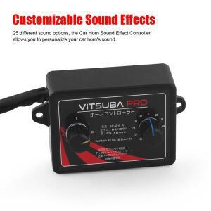 자동차 차량용 호환  컨트롤러 25가지 음색 제어기 스피커 에어혼 음악 12-24V 스네일 혼 장치