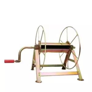 프리미엄 농약 권취기 호스감기 릴 분무기 줄 권선기 기계 본체 옐로우 두꺼워진 보강