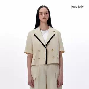 [쥬시쥬디]J라인배색반팔자켓 JYJK320F