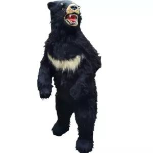 곰 야생 동물 사자 조형물 코끼리 베어 검은 모델 액션