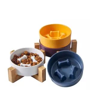 슬로우식기 강아지밥상 밥그릇 고양이 밥상 식기 급체방지