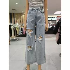 [에고이스트] 디스트로이드 와이드 데님팬츠 ER2DP060 691211