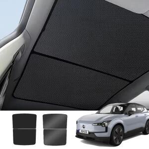 볼보 EX30 액세서리 차양 지붕 자동차 접이식 유리 얼음 크리스탈 두꺼운