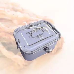 트레이 키친플라워 사각 스텐 김치통_소사이즈 3L