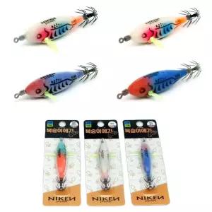 롤링회전도래 문어 수평 야광 에기 쭈꾸미채비 PDJ9+1ENC