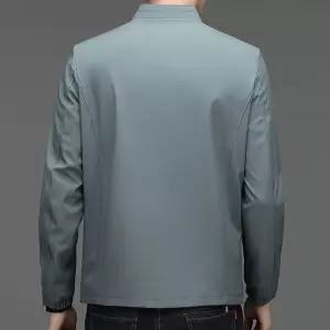 남성 캐주얼 가을 봄 후드집업 집업 기본 중년 아빠 점퍼 활동성 솔리드 하이넥 가지 스포M1