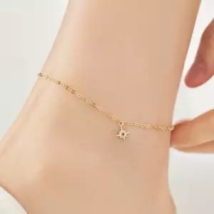 [펠리체골드] 14K 메테오르 다이아 발찌