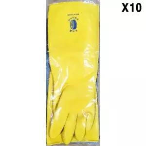 TBZ FK 공업용고무장갑(보생 대 10호 노랑)X10