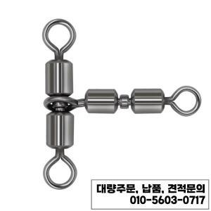 200개 낚시 스위벨 구리 솔리드 커넥터 고속 이중 롤링 삼각 조인트 용품 액세서리 페스카