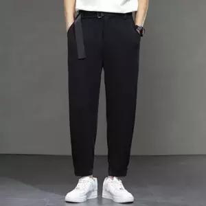 남성 쿨링 크롭팬츠 조거 여름긴바지 벨트 ehE2+7rMX