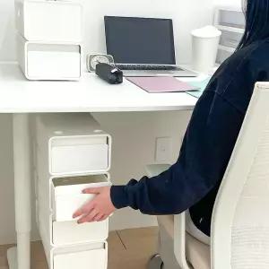 수플레 미니 서랍장 틈새 슬림 폭좁은 서랍장 4단