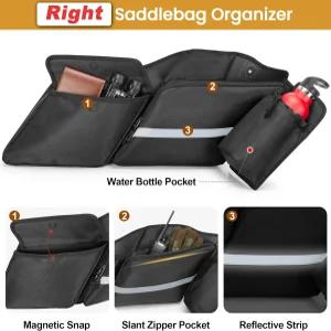 호드랜트 모터사이클 새들백 정리함 라이너 사이드백 2014-2025 스트리트 글라이드 로드 킹 일렉트라