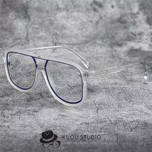 특이한안경 뿔테 안경테 동그란안경 안경태 원형 김구 호피 빅사이즈 둥근 발렌치노 경량 투명