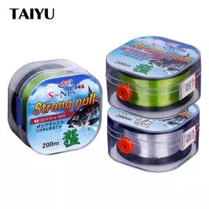 200M 슈퍼 강한 낚시 라인 일본 내구성 모노 필라멘트 나일론 바다/담수 메인 리더 와이어 2-33LB