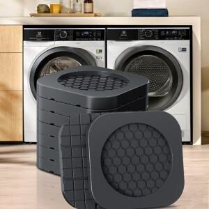 4PCS 방진 패드 세탁기 발 가구 다리 범용 무음 미끄럼 방지 건조기 냉장고 고무