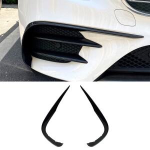 프론트 범퍼 스플리터 사이드 스포일러 에어 벤트 윈드 나이프 바디 키트 메르세데스 벤츠 호환 E 클래스 W