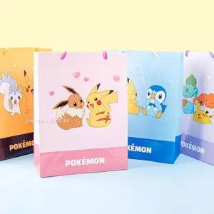 포켓몬스터 캐릭터 쇼핑백 M 사이즈 종이백 선물백 8개입