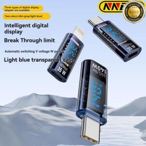 NNBILI 유형 C 전력계 테스터 PD140W LED 디스플레이 고속 충전 케이블 어댑터 USB4.0 iPhone 15 시리즈 iP