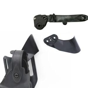 GL 17 19 USP M1911 P226 M9 권총 홀스터 안전 버클 용 전술 벨트 총 버튼 떨어지는 방지