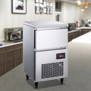 상업용 전기 제빙기 70파운드/24시간 가정 및 호텔 바용 공장 직판 눈꽃/큐브 얼음 빙수 기계
