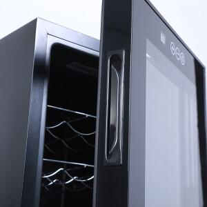 인기 급상승 중인 모던 8병 와인 쿨러 가정용 스테인리스 스틸 컴프레셔 냉장고 전기식 독립형 설치