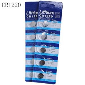 10개/몫 CR1220 3V 코인 셀 버튼 배터리 리튬 좋은 품질