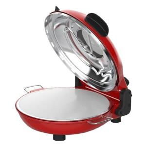 세라믹 스톤 가정용 피자 쿠커 자동  원형 메이커 전기 오븐