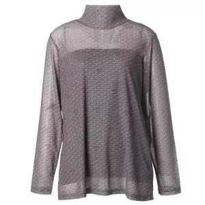 [롯데백화점]마담포라 반목 시스루 패턴 티셔츠MC1TS702A