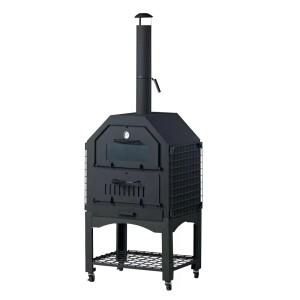 상업용 가정용 피자 오븐 스테인리스 스틸 장작 화덕 수직 숯불