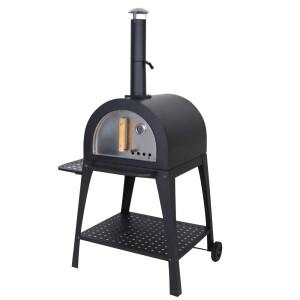 가정용 정원 피자 오븐 상업용 바퀴 달린 돔 야외용 장작