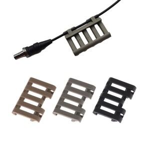 피카티니 5슬롯 라테일 라인 스트립 20mm 레일 커버 PEQ 15 M600C 에어소프트 라이플 액세서리 압력 스위치