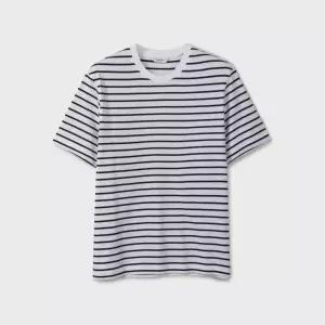[롯데백화점]에디션 블록 스트라이프 반팔티 NEG2TR1925