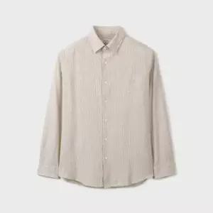 [롯데백화점]에디션 리넨 블렌디드 스트라이프 셔츠 NEG2WC1921