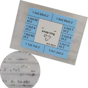 시계 푸셔 버튼 클립 스냅 링 워셔 크로노그래프 무브먼트 액세서리 플라스틱 상자 포함 150개 키트
