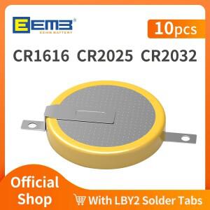 LBY2 솔더 탭 10PCS CR1616 버튼 셀 CR2025 탭 배터리 cr2032 코인 게임 상자와 호환 가능