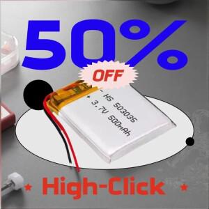 503035 충전식 리튬 폴리머 배터리 3.7V 500mAh DVD 네비게이션 시스템용 Diy 도구 장비 GPS 장치 보조베