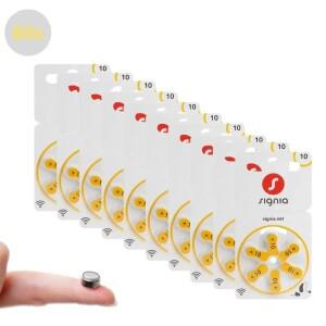 시그니아 보청기 배터리 사이즈 10 60개입 / PR70 아연 공기