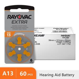 RAYOVAC 추가 아연 공기 미니 소형 보청기 배터리 사운드 앰프 이어폰 도구 A13 13A PR48