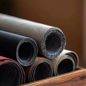 두꺼운 차 매트 자수 패턴  스타일 식기 창의적이고 유용한 테이블