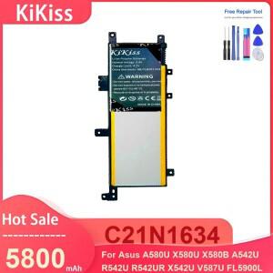 Asus A580U A542U V587U FL5900L FL8000U C21N1634 5800mAh 배터리용 KiKiss 노트북