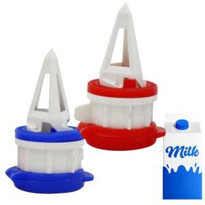 2개 세트 우유병 뚜껑 밀폐형 있는 다양한 종이 가방 상자용 가족 모임용 핸드 툴