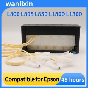 6색 L800 CISS 연속 잉크 공급 시스템 Epson 프린터 호환 탱크