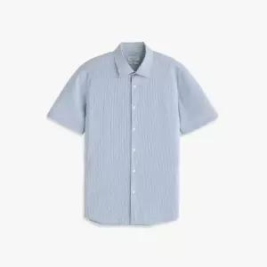 [롯데백화점]에스티코 쭉 스트라이프 네이비 셔츠(슬림핏)SDSXB31