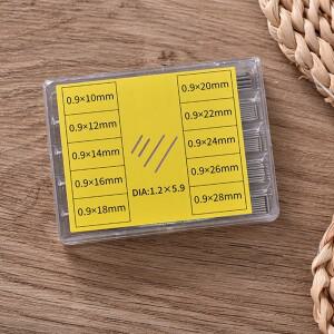 NATOBELT 1 박스 스틸 캡사 핀/튜브 키트 0.9mm 10~28mm 시계줄 스트랩 액세서리 브레이슬릿 링크 부품 제